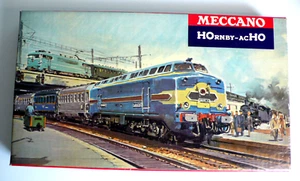 TRAINS HORNBY-ACHO COFFRET L'AQUILON Lg 30x42 cm FONCTIONNE ANNÉES 60 BEL ÉTAT - Imagen 1 de 16
