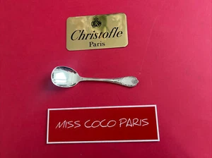 CUILLÈRE GLACE CHRISTOFLE FRANCE MARLY13 CM TRÈS BEL ÉTAT MÉTAL ARGENTÉ - Picture 1 of 5