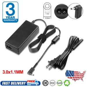 For Acer Laptop A11-065N1A 19V 3.42A 65W 3.0x1.1mm AC Power Adapter Charger US - Picture 1 of 12