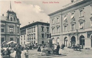 AK aus Trento Piazza della Posta Italien Ansichtskarte (9654) - Imagen 1 de 2