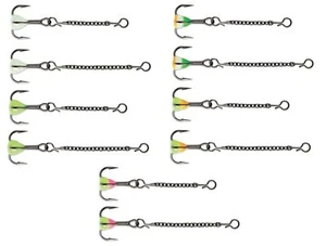 VMC TDC Treble Dropper Chain 15 20 Pick Color Size & Qty NIP 2-Pack - Picture 1 of 6
