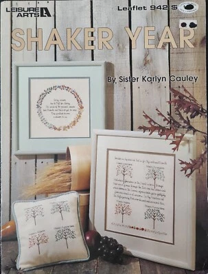 Shaker Year Cross Stitch Patterns By Leisure Arts  a4 - Image 1 of 3