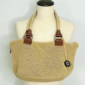The Sak Cambria Crochet Hobo Shoulder Bag Tote - Picture 1 of 8