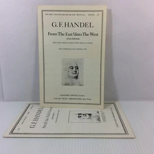 Handel Galliard Galaxy Choir Sheet Music Lot Sacred Choral Octavo FD7 2378 - Picture 1 of 3