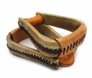 2 1/4" Oversized Rawhide Stirrups - Picture 1 of 2