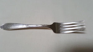 Vintage New England Silverplate (IS) A1 Dinner Fork Rosemary Ptn 1919 Used Good - Picture 1 of 5