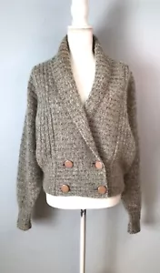 Vintage I. B. Diffusion Wool Mohair Blend Cardigan Sweater - Picture 1 of 14