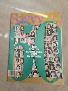 Savvy Magazine April 1986 The Top U.S. Businesses Run by Women Good - Picture 1 of 15