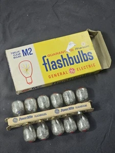 Bombillas flash GE General Electric M2 10 bombillas, vintage, en caja original - Imagen 1 de 8