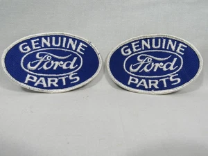 Vintage Paar Ford Originalteile bestickt NHRA Racing Aufnäher 4"x2,5" Neu aus altem Lagerbestand - Bild 1 von 2