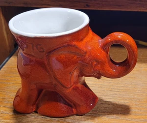 Frankoma GOP Red Elephant Mug 1976 - Imagen 1 de 6