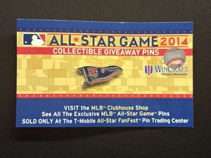 2014 MLB All Star Game Officially Licensed Lapel Pin Wincraft Pennant - Picture 1 of 5