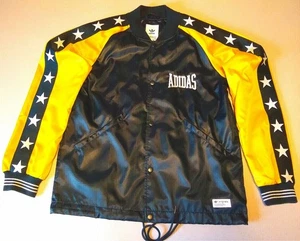 Adidas College Jacke Stars 1974 Gr M Blau Gelb Neuwertig - Bild 1 von 7