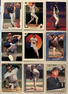 19 tarjetas de béisbol de Chuck Finley - Imagen 1 de 4