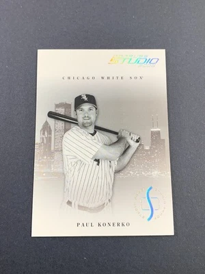 2005 Donruss Studio Proof Gold Paul Konerko 11/25 Chicago White Sox #72 - Image 1 of 4