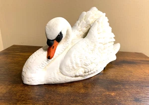 Vintage 80’s Willitts Designs Ceramic Swan Music Box Tune "Swan Lake" #8963 - Picture 1 of 6