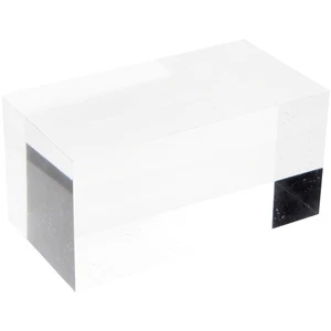 Plymor Clear Polished Acrylic Rectangular Display Block, 3" H x 3" W x 6" D - Picture 1 of 1