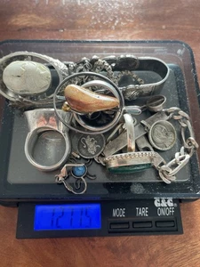 Vintage Und Antik Schmuck Konvolut  835- 925er Silber  Ringe Anhänger/ 127,15 gr - Bild 1 von 21