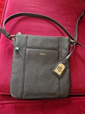 Ralth Lauren Ladies Black Handbag New with Tags - Image 1 of 4