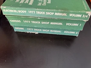 1977 Ford Truck Bronco Shop Service Repair Manual Book OEM Guide Vol 1, 2, 3, 4 - Foto 1 di 2