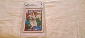 Mike Schmidt 1989 Topps #100 Philadelphia Phillies BCCG 9 casi como nuevo o mejor - Imagen 1 de 2