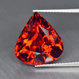 13.53Ct Best Unheated AAA+ Grade Orange Spessartite Garnet _ Namibia - Picture 1 of 2