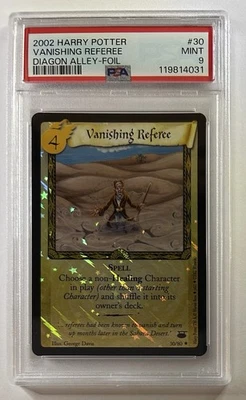 Harry Potter WOTC TCG Diagon Alley Vanishing Referee 30/80 Holo Foil PSA9 Mint - Image 1 of 2