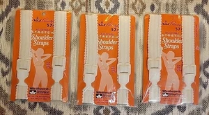 NEW VTG Primstyle Woolworth Adjustable Bra Shoulder Straps Set Of 3 - Picture 1 of 4