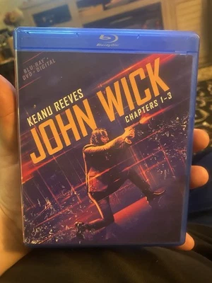 Набор трилогии Джона Уика 1-3, DVD Blue-Ray, Киану Ривз - Изображение 1 из 4