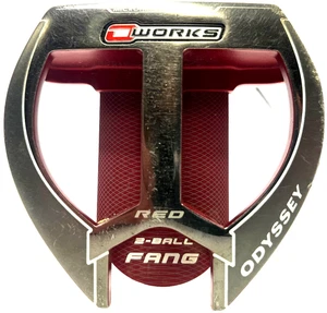 Club de Golf Odyssey O-Works Rojo Colmillo de 2 Bolas Putter/34 Pulgadas Para Hombres Derecha Eje de Acero - Imagen 1 de 8