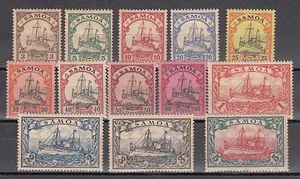 Samoa Tedesca - Yvert 42/54 (*) Mng - Picture 1 of 1