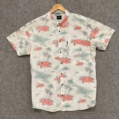 Rip Curl Shirt Mens Size XL Multicolour Short Sleeve Cotton Button Up 47709 - Image 1 of 4
