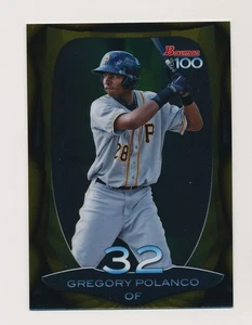 GREGORY POLANCO ⚾ 2013 Bowman Chrome Top 100 Prospects Insert #BTP-32 Pirates - Picture 1 of 2