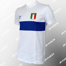 Adidas Originals Italien Trikot Herren Italy Fan Tee WM/EM T-Shirt weiss