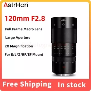 AstrHori 120mm F2.8 Macro 2X Manual Full Frame Prime Large Aperture Lens fr Sony - Picture 1 of 9