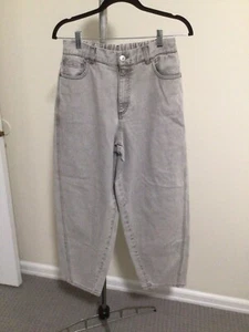 Made In Italy Grey Jean Pants 42 Nwt - Picture 1 of 3
