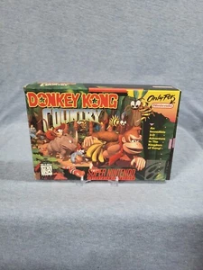 Donkey Kong Country (Super Nintendo SNES) Box and Manual Only | No Game - Picture 1 of 14