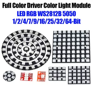 WS2812 5050 RGB LED Lights Built-in Full Color-Driven Development Board WS2812B - Picture 1 of 19