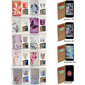 For Apple iPhone Series Case - Butterfly Vector Print Wallet Phone Case Cover #1 - Bild 1 von 32