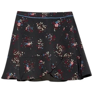 Jack Wills Black Floral Ellingham Wrap Skirt UK 14 Boho Bohemian NEW RRP £49.95 - Picture 1 of 11