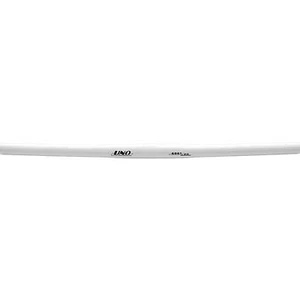 UNO MANUBRIO 25,4 MM BIANCO ALLUMINIO BICI BICICLETTA MTB CITY MOUNTAIN BIKE - Foto 1 di 1