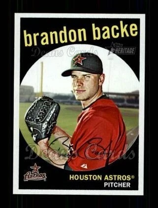 2008 Topps Heritage #514 Brandon Backe Astros 8 - NM/MT - Image 1 of 1