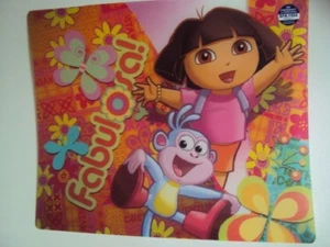ZAK! DORA L'ESPLORATORE TOVAGLIETTA, 14 POLLICI x 12 POLLICI, NUOVA, SENZA BPA, - Foto 1 di 1
