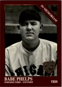 1994 CONLON COLLECTION TSN BURGUNDY - #1125 BABE PHELPS CHICAGO CUBS - Picture 1 of 2