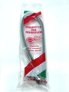 ALE Correas para Puntera de Cuero Italianas Nuevo de Colección Hecho en Italia Bicicleta de Carretera - Imagen 1 de 6