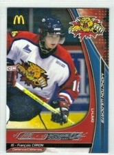 2003-04 Moncton Wildcats (QMJHL) Francois Caron