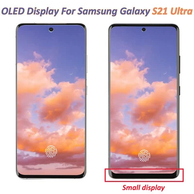 Para Samsung Galaxy S21 Ultra 5G Pantalla OLED LCD Pantalla Táctil Marco Repuesto Foto 1 de 4