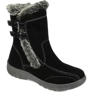 Journee Collection Womens Takani Faux Fur Winter & Snow Boots Shoes BHFO 9439