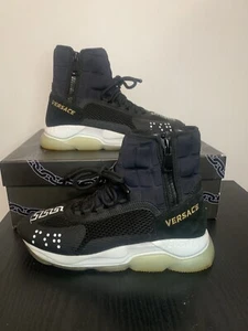 Versace high top trainer sneakers men size Us7 - 40, K1 - Picture 1 of 11