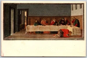 Postcard Sandro Botticelli Feast in the House of Levi Collotype PA Museum of Art - Imagen 1 de 2